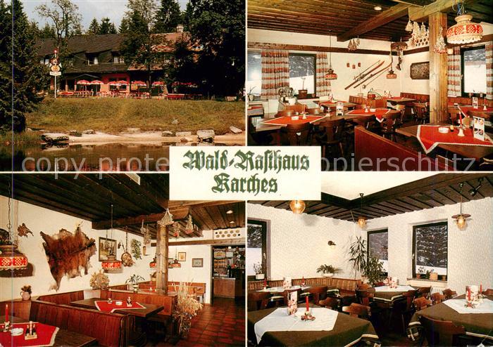 Bischofsgruen Wald Rasthaus Karches Gastraeume