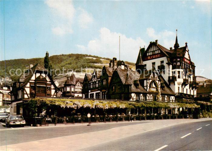 Assmannshausen Rhein Krone Historischer Gasthof