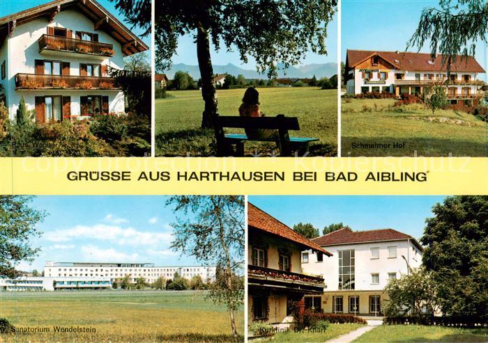 Harthausen Bad Aibling Sanatorium Wendelstein Teilansichten