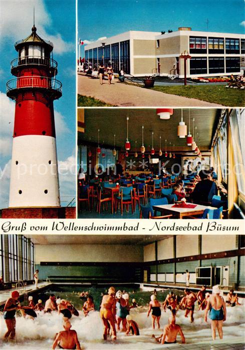 Buesum Nordseebad Wellenschwimmbad Leuchtturm