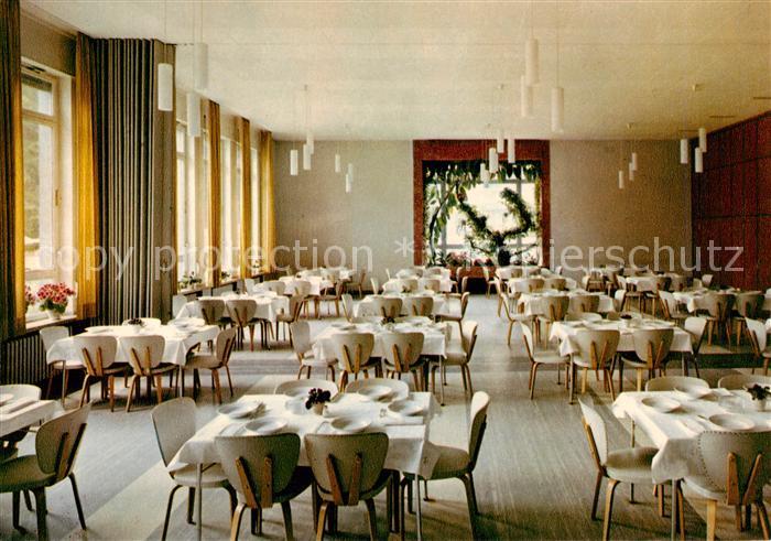 Oberursel Taunus Kuranstalt Hohe Mark Speisesaal