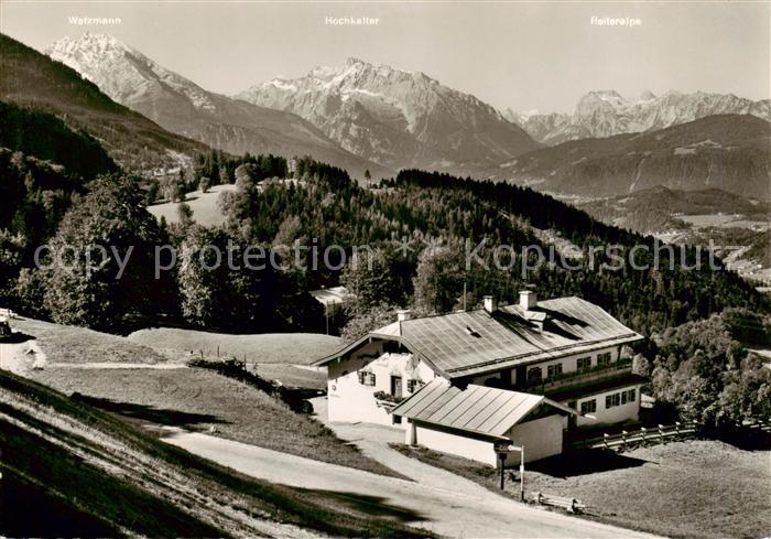 Oberau  Berchtesgaden Berggasthof Pension Dora Berchtesgadener Alpen