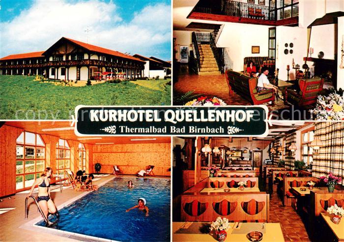 Bad Birnbach Kurhotel Quellenhof Thermalbad Restaurant Kaminzimmer