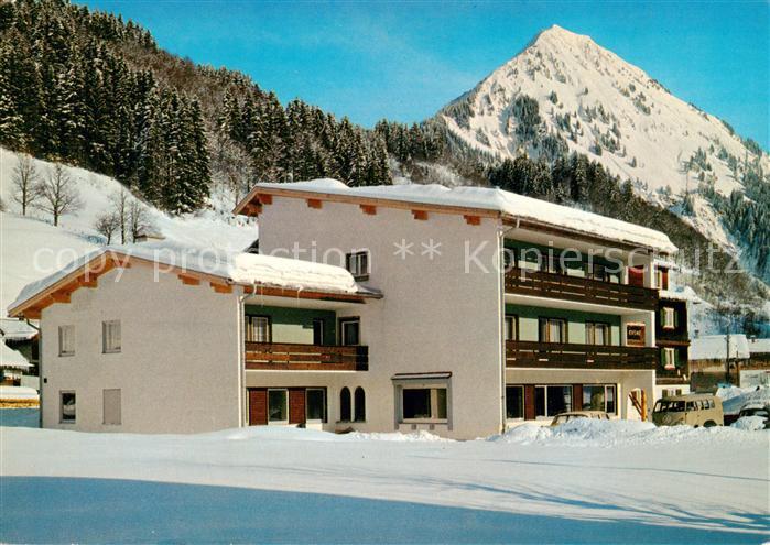 Schoppernau Vorarlberg Gasthof Pension Krone Winterlandschaft Alpen
