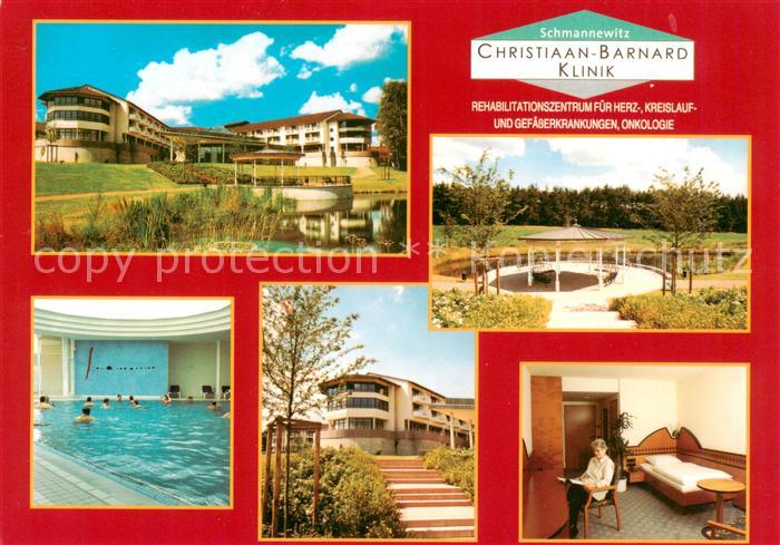 Schmannewitz Dahlen Sachsen Christiaan Barnard Klinik Hallenbad Park Patientenzi