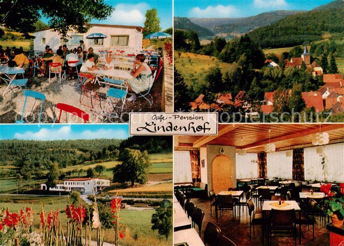 Unterleinleiter Cafe Pension Lindenhof Panorama Fraenkische Schweiz