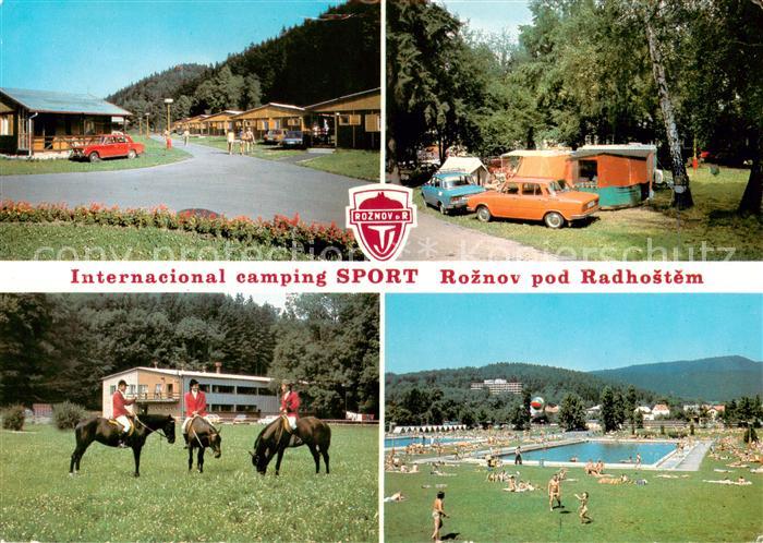 Roznov pod Radhostem Rosenau Radhost CZ Internacional camping Sport Bungalows Fr
