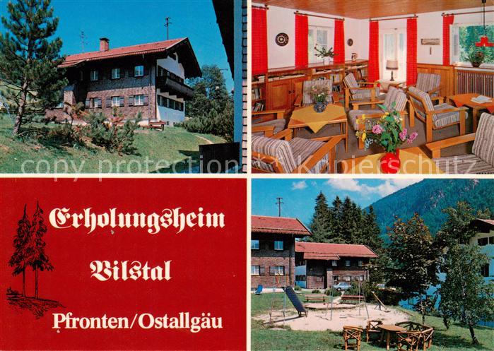 Pfronten Ostallgaeu Bayern Erholungsheim Vilstal Aufenthaltsraum Kinderspielplat