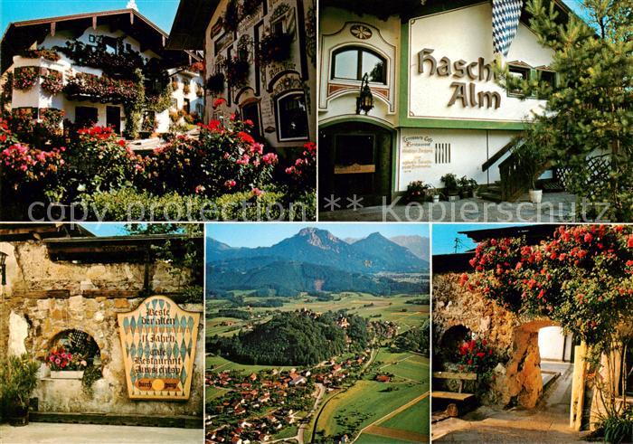 Neubeuern Restaurant Cafe Haschl Alm Luftaufnahme