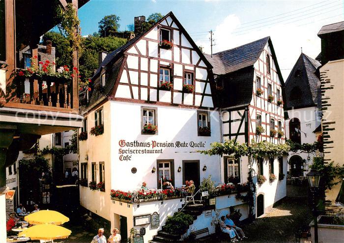 Beilstein Mosel Gasthaus Pension Gute Quelle Restaurant Cafe Altstadt Fachwerkha