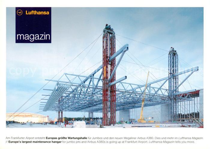 Frankfurt Main Europas groesste Wartungshalle fuer Jumbos Flughafen