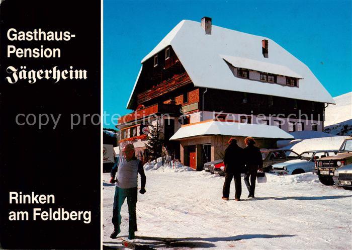 Rinken Hinterzarten Gasthaus Pension Jaegerheim Wintersportplatz am Feldberg Sch