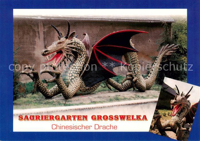 Grosswelka Praehistorische Anlage Sauriergarten Plastiken