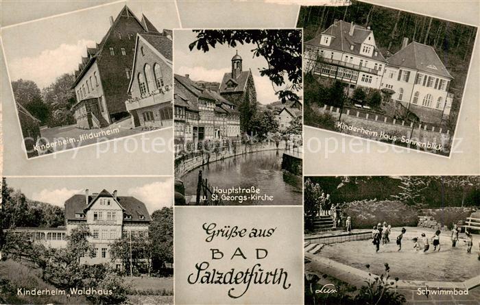 Bad Salzdetfurth Kinderheim Hildurheim Hauptstrasse St Georgskirche Kinderheim H
