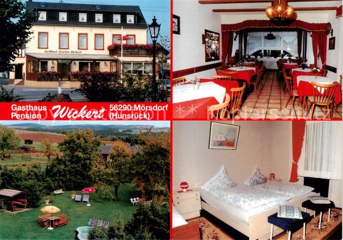 Moersdorf Hunsrueck Gasthaus Pension Wickert Gaststube Zimmer Panorama