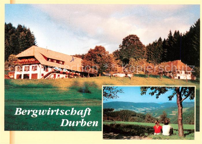 Oberharmersbach Bergwirtschaft Durben Panorama