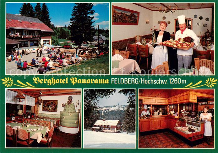 Feldberg 1450m Schwarzwald Berghotel Panorama Gastraeume Theke Terrasse