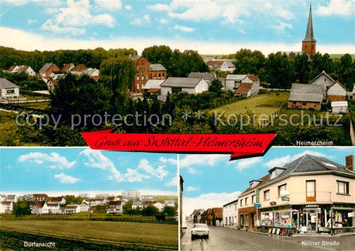 Heimerzheim Panorama Dorfansicht Koelner Strasse