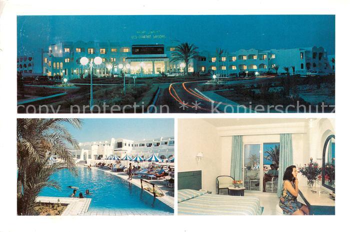Djerba Jerba Tunesie Hotel Les Quatres Saisons Pool Appartement