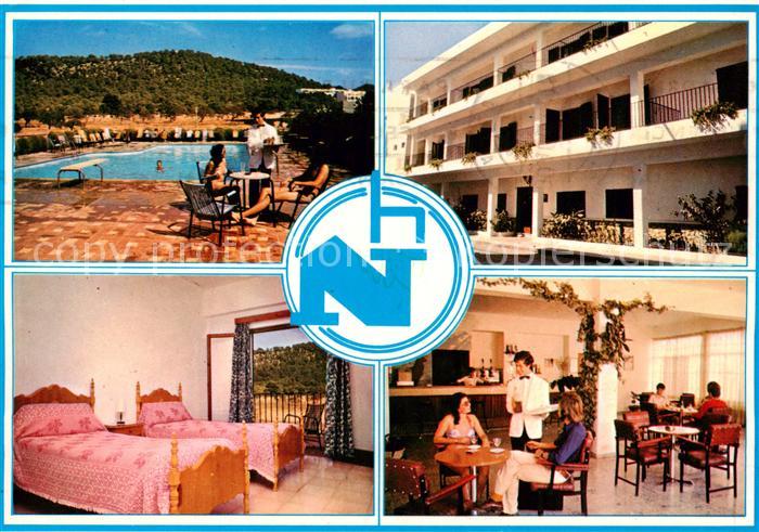 San Antonio Abad Ibiza ES Hostal NortePool Zimmer Gastraum