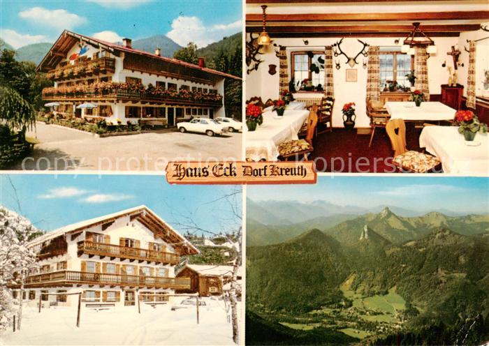 Kreuth Tegernsee Haus Eck Gaststube Panorama