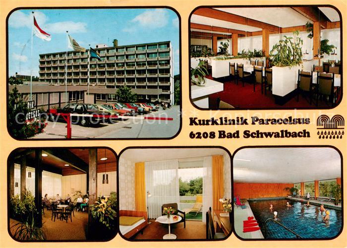 Bad Schwalbach Kurklinik Paracelsus Gastraeume Zimmer Hallenbad