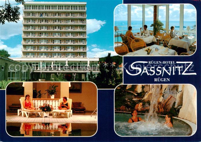 Sassnitz Ostseebad Ruegen Ruegen Hotel Sassnitz Hallenbad Gaststube Thermalbecke