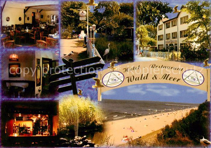 Koserow Ostseebad Usedom Ferienhotel Wald und Meer Gastraeume Strand