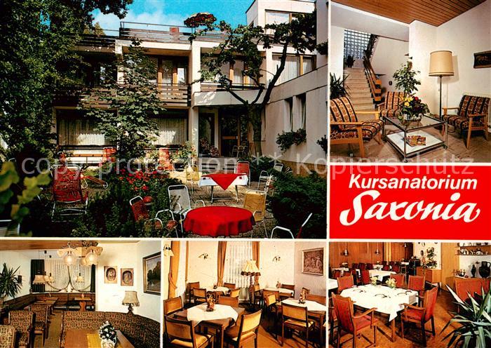 Bad Steben Kursanatorium Saxonia Gartenterrasse Gastraeume Terppenaufgang