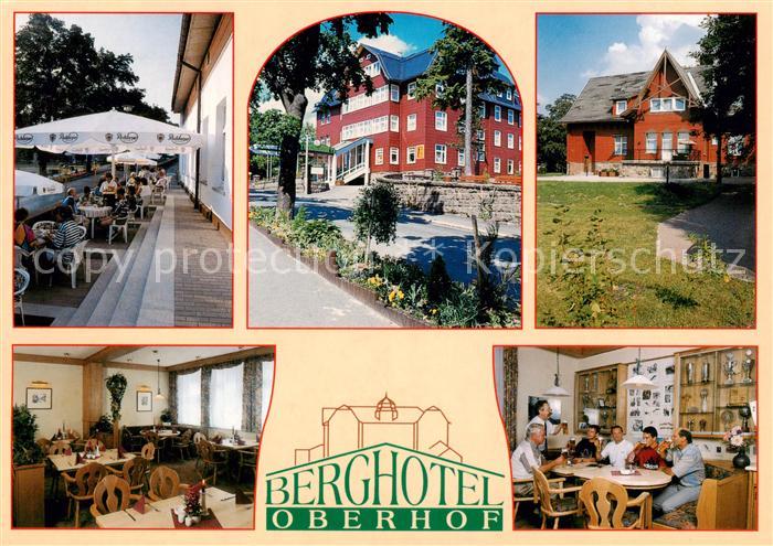 Oberhof  Thueringen Berghotel Oberhof Terrasse GastrÃ¤ume