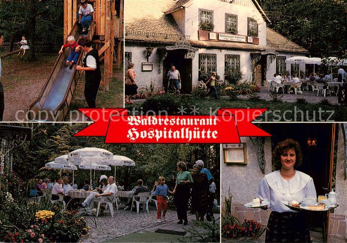 Dahlen  Sachsen Waldrestaurant Hospitalhuette Rutschbahn Terrasse