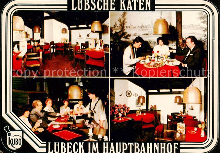 LueBECK  CITY Restaurant Luebsche Katen im Hauptbahnhof Gastraeume