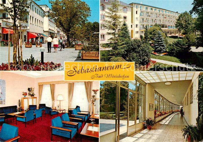 Bad Woerishofen Kurkrankenanstalt Sebastianeum Gastraum Flur Park
