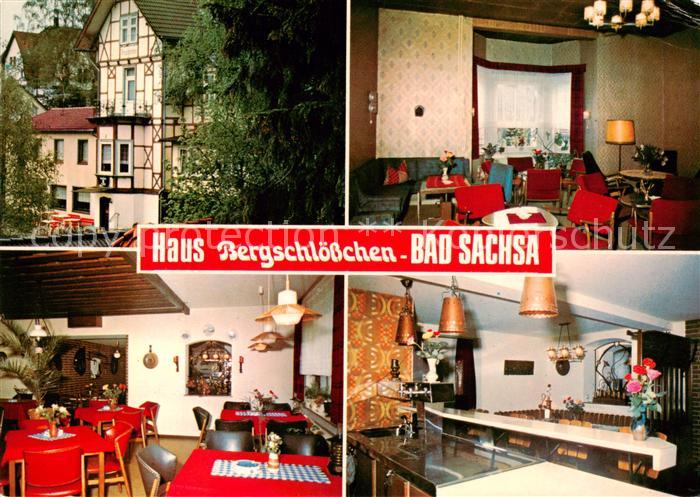 Bad Sachsa Harz Haus Bergschloesschen Gastraeume Theke