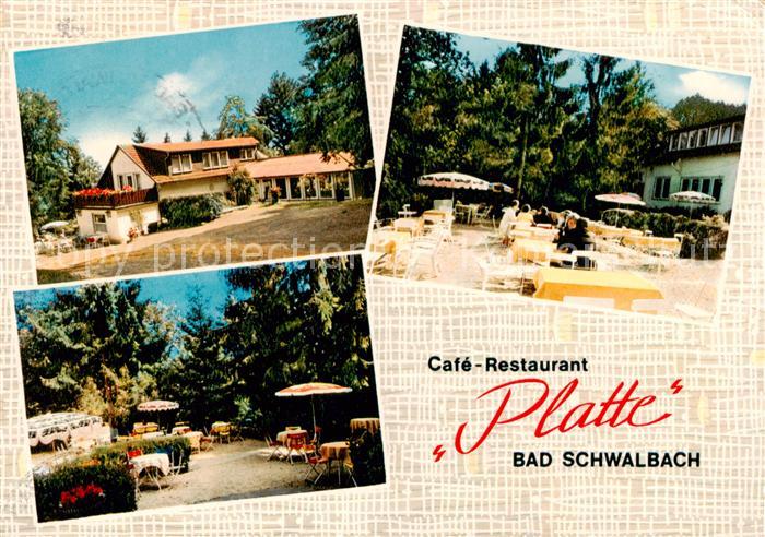 Bad Schwalbach Cafe Restaurant Platte Gartenterrasse
