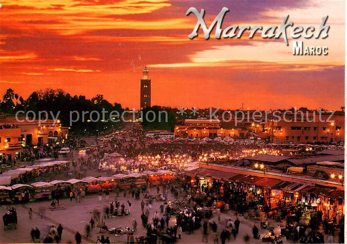 Marrakech Marrakesch Maroc Panorama