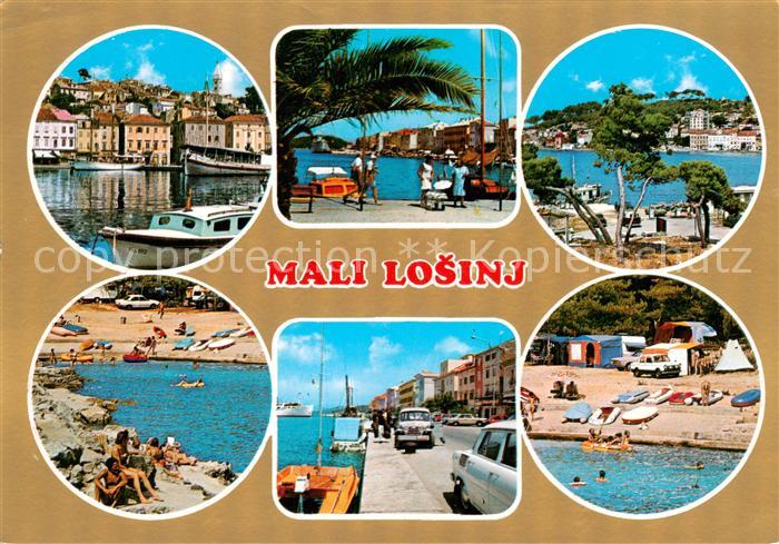 Losinj Mali Losinj Croatia Hafen Strandpartien Uferstrasse