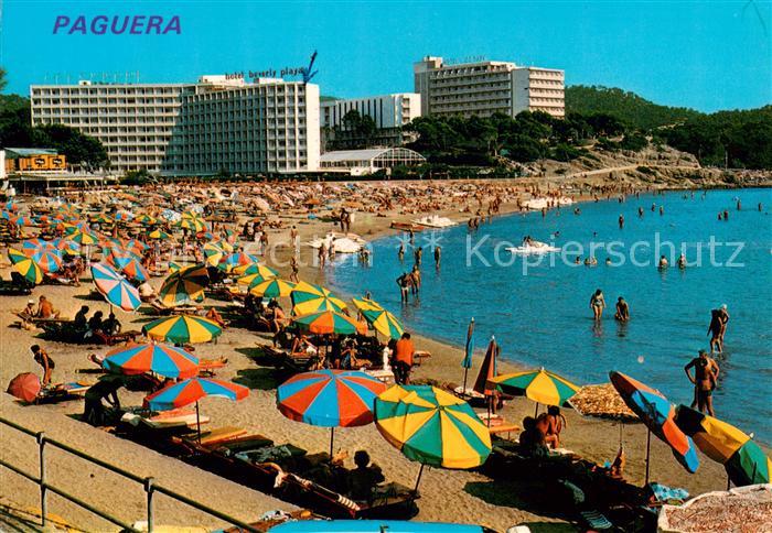 Paguera Mallorca Islas Baleares ES Strandpartien