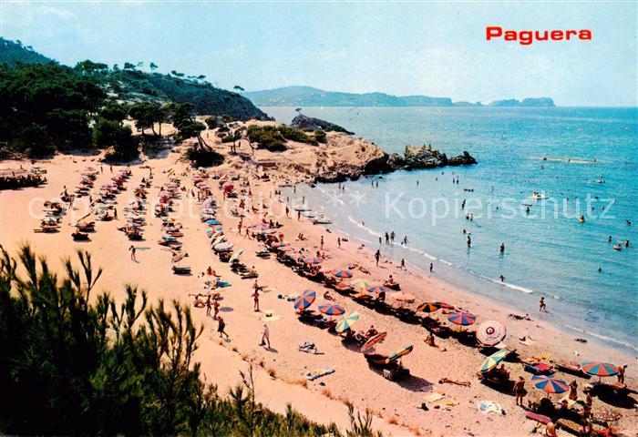 Paguera Mallorca Islas Baleares ES Strandpartien