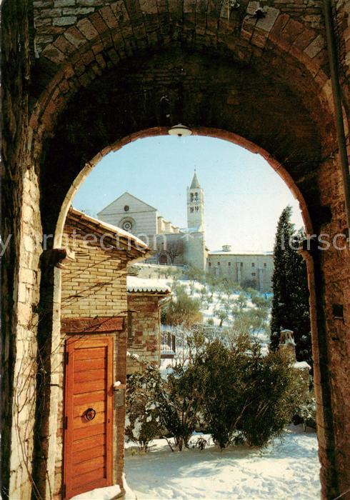 Assisi Umbria Chiesa di S Chiara dopo und novicata