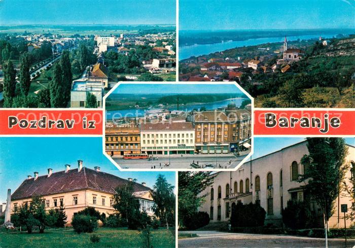 Baranje Croatia Fliegeraufnahmen Teilansichten