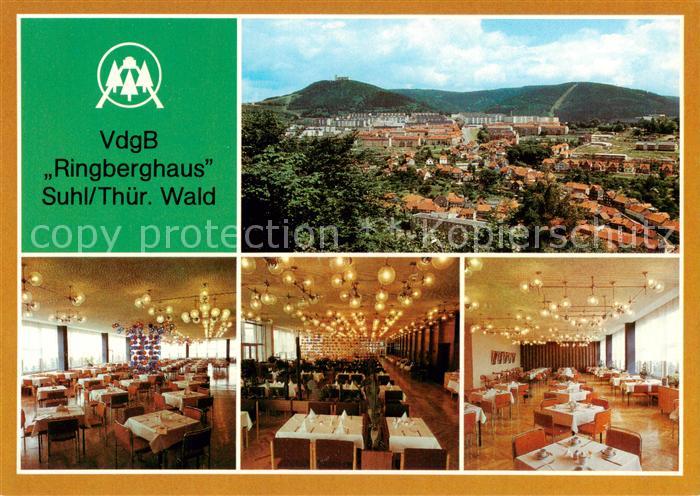 Suhl Thueringer Wald VdgB Ringberghaus Panorama Gastraeume
