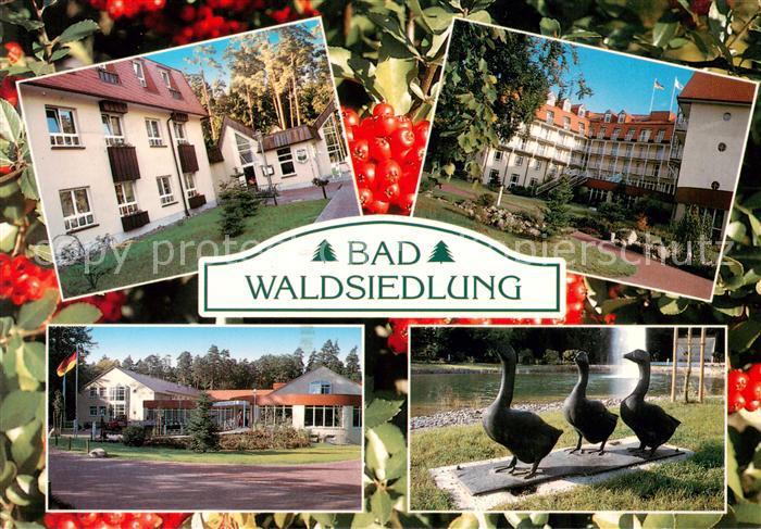 Wandlitz Bad Waldsiedlung Brandenburg Klinik Hauptgebaeude Orthopaed und Neurolo