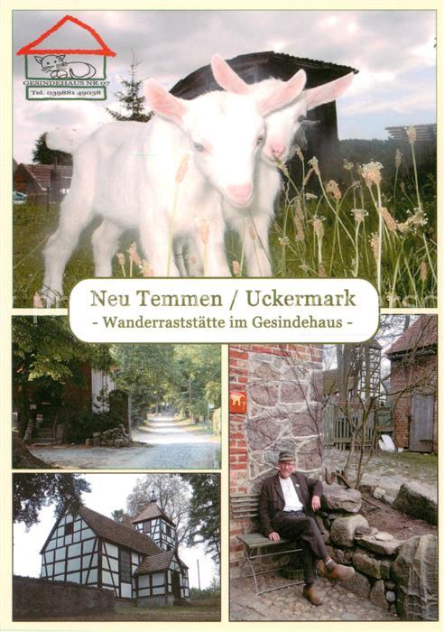 Temmen Wanderraststaette im Gesindehaus Neu Temmen