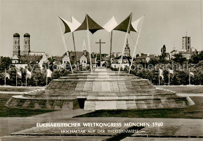 Muenchen Bayern Hochaltar auf der Theresienwiese