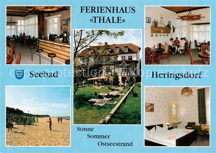 Heringsdorf  Ostseebad Usedom Ferienhaus Thale Bar Gastraum Strand Zimmer