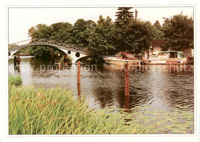 Zehdenick Segelhafen Bruecke