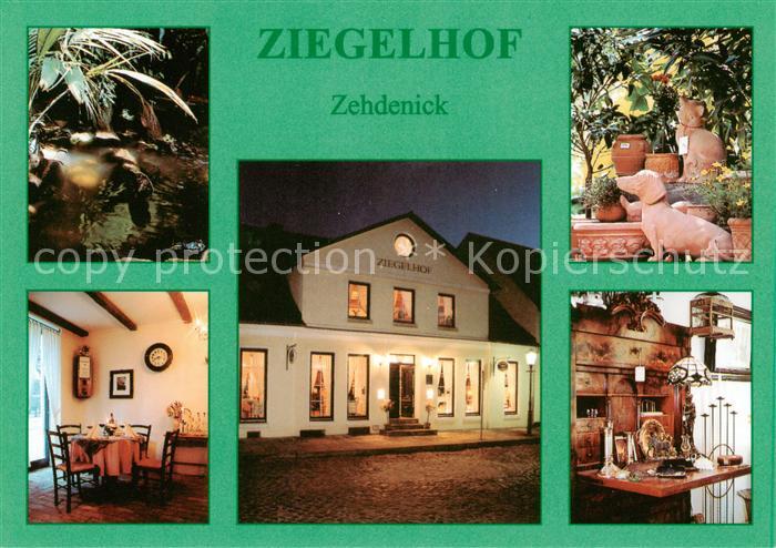 Zehdenick Cafe Weinstube Ziegelhof Teich Gaststube Terracotta Figuren