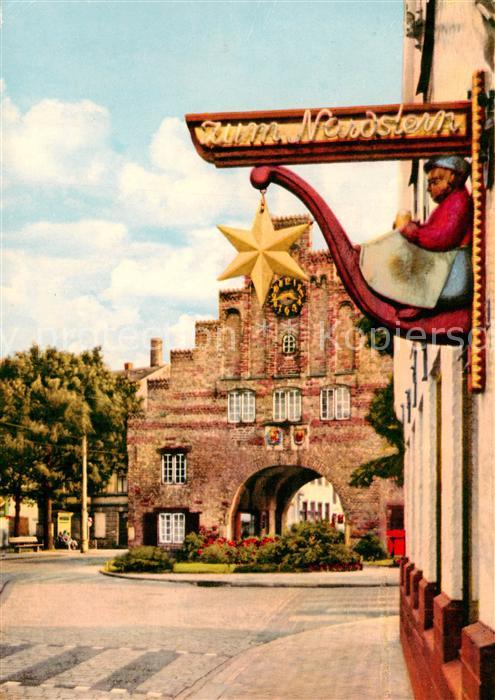 Flensburg  Schleswig-Holstein Nordertor Wirtshausschild Zum Nordstern