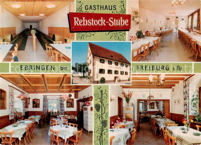 Ebringen Breisgau Gasthaus Rebstock Stube Kegelbahn Gastraeume